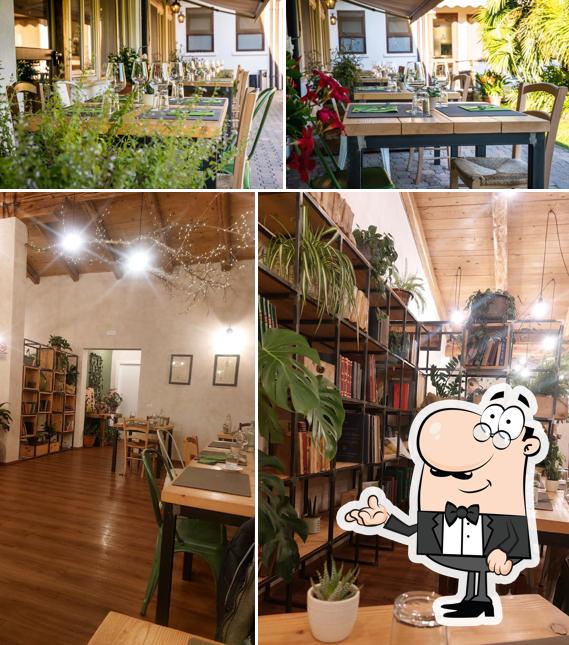 Gli interni di Il Giardino - green restaurant