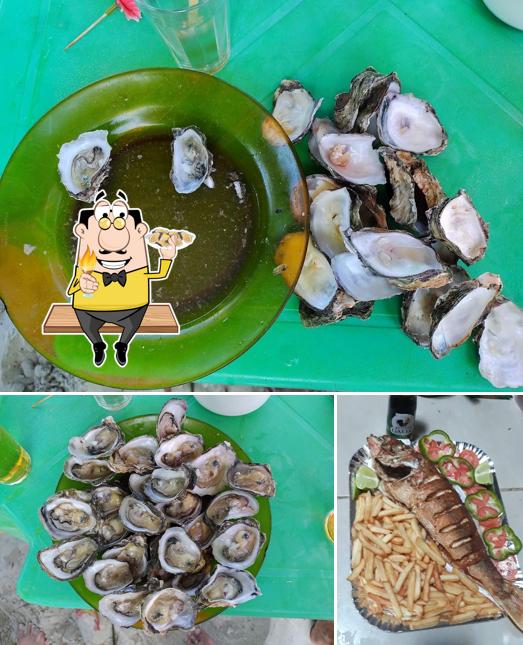 Consiga diferentes itens de frutos do mar disponíveis no Bar do Coronel