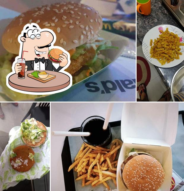 Hamburger at McDonald's