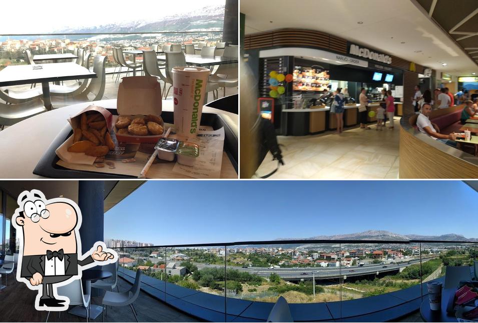 Gli interni di McDonald’s Mall of Split