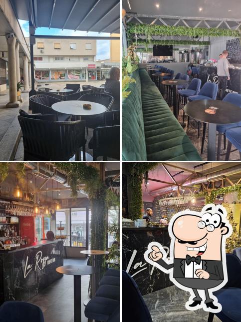 Gli interni di La Rossa Caffe Bar