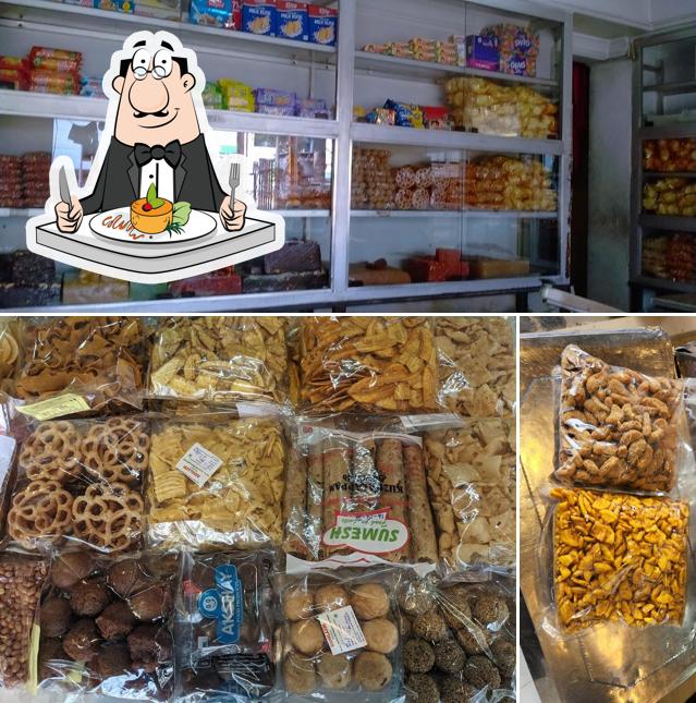 Food at N Vasudevan Banana Chips Halwa And Sweets