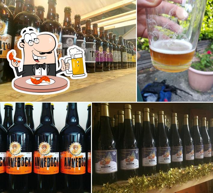 Puoi prenderti un rinfrescante bicchiere di birra chiara o scura