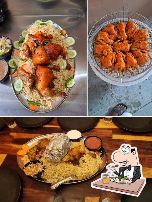 Food at Zam Zam Mandi House