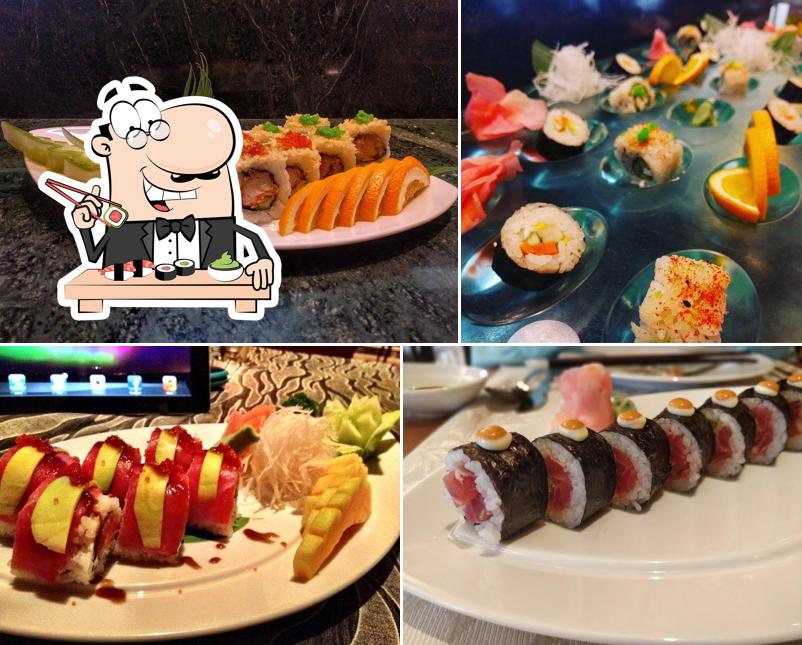 Sushi rolls are served at Tamari