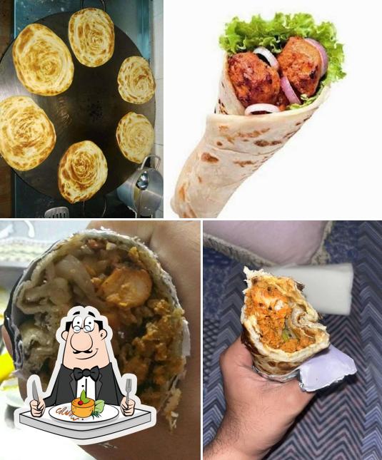 Food at Zenkou Kathi Roll