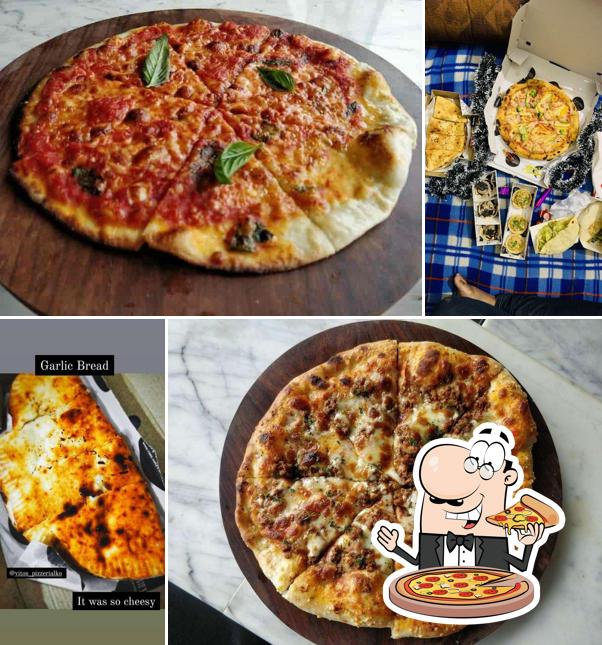 Pick different kinds of pizza