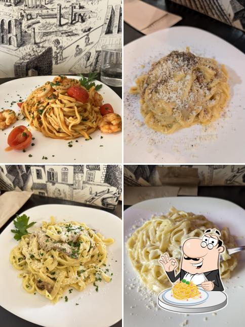 Spaghetti alla carbonara al Al42 Street Food Gourmet