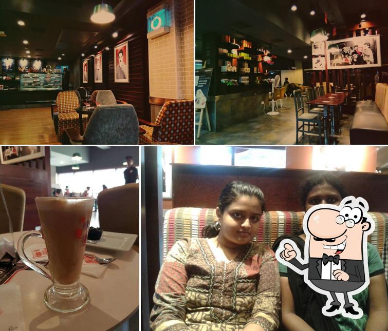 The interior of Café Coffee Day