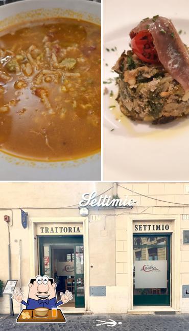 La immagine di cibo e interni da Cesare al Pellegrino