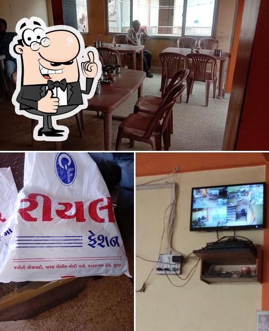 See this picture of Krishna Restaurant