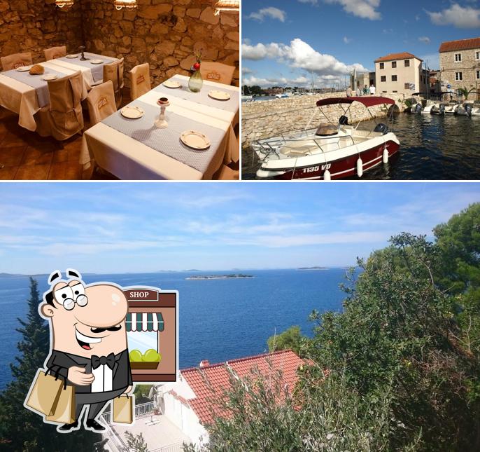 Martell Caffe Bar si caratterizza per la esterno e tavolo da pranzo