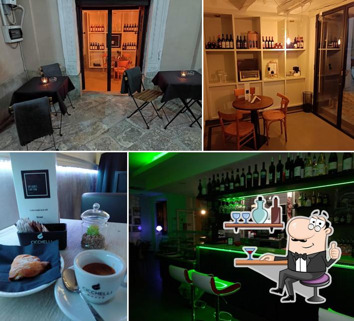 Gli interni di Binario 1 Cafè Club