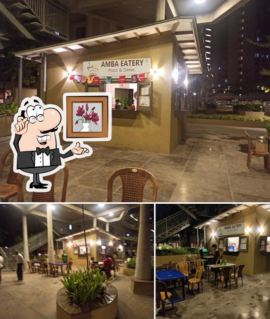The interior of Amba Eatery