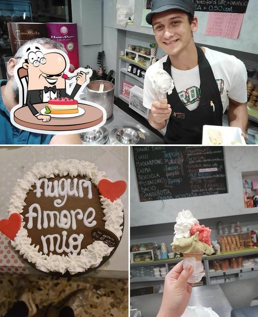 Bar Gelateria Su di Giri propone un'ampia selezione di dessert
