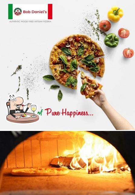 Food at Bob Daniel's Artisan Pizzeria