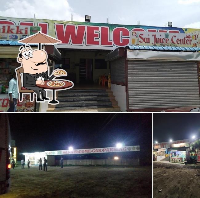 The exterior of Hotel SAI WELCOME