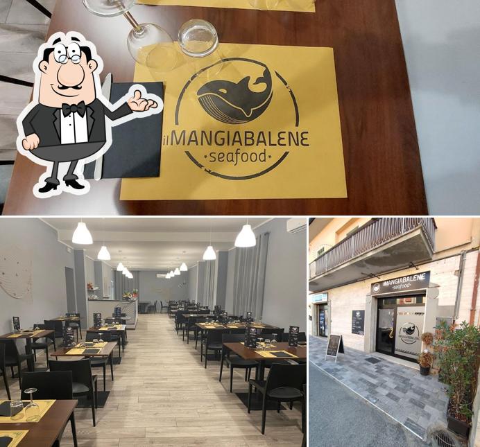 Gli interni di Il Mangiabalene