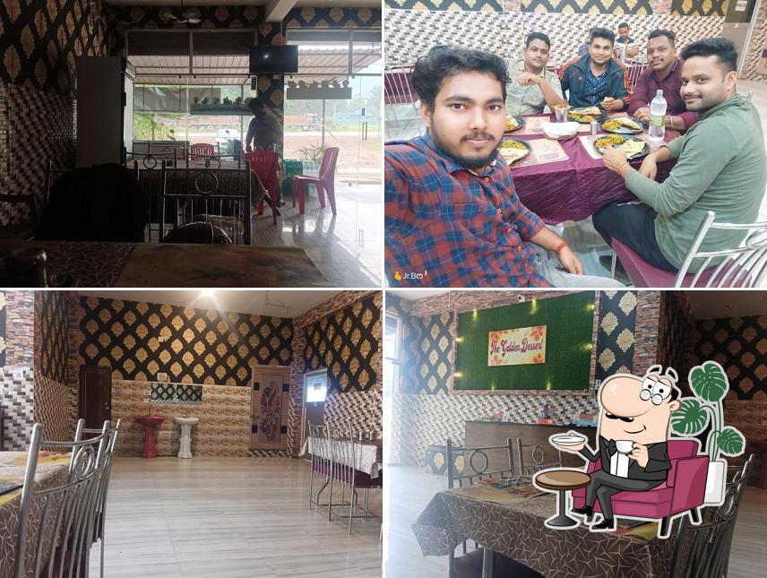 The interior of The Golden Dessert