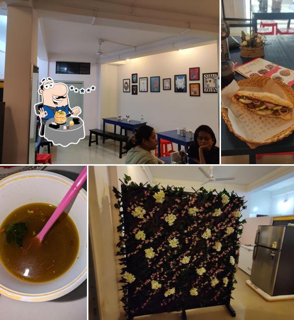 Food at The Melding Pot