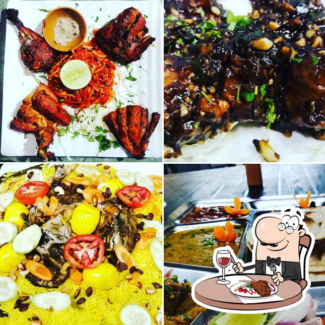 Meat dishes are offered by Mannat Dhaba