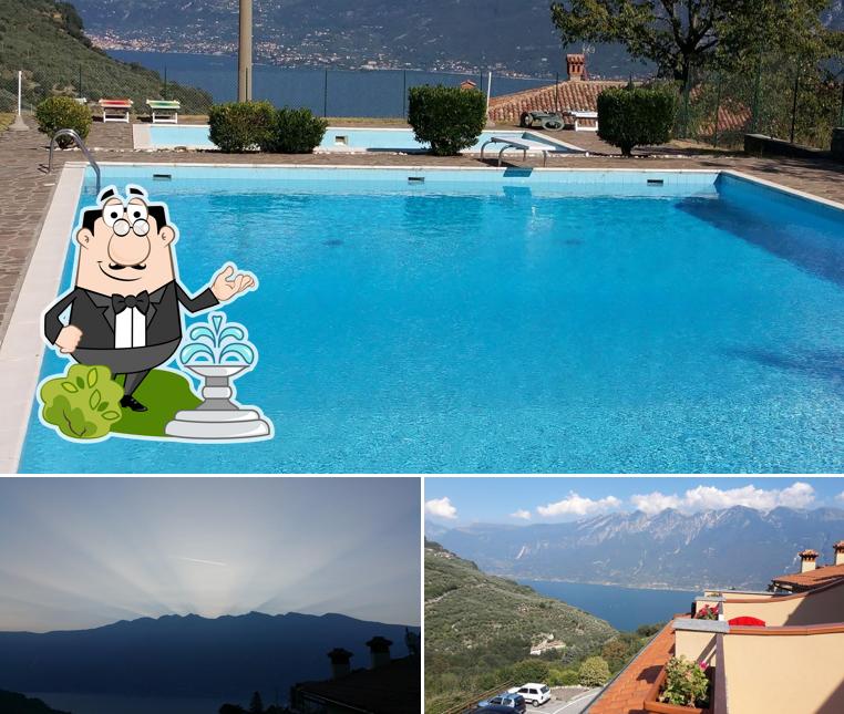 Goditi la vista dagli esterni di Hotel Al Poggio - Ristorante