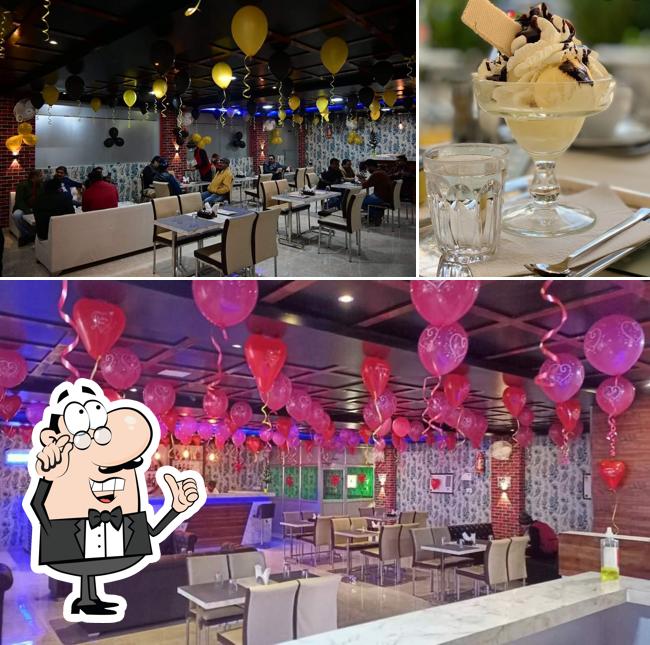 The photo of Barbeque Restaurant Sultanpur’s interior and dessert