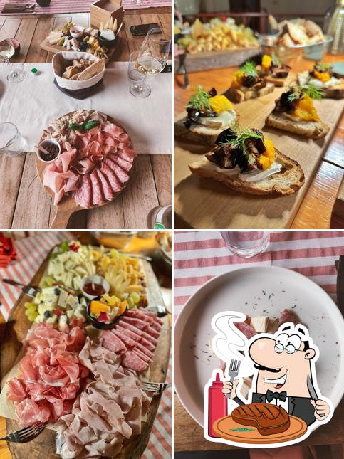 Casa Diamante Maser serve piatti di carne