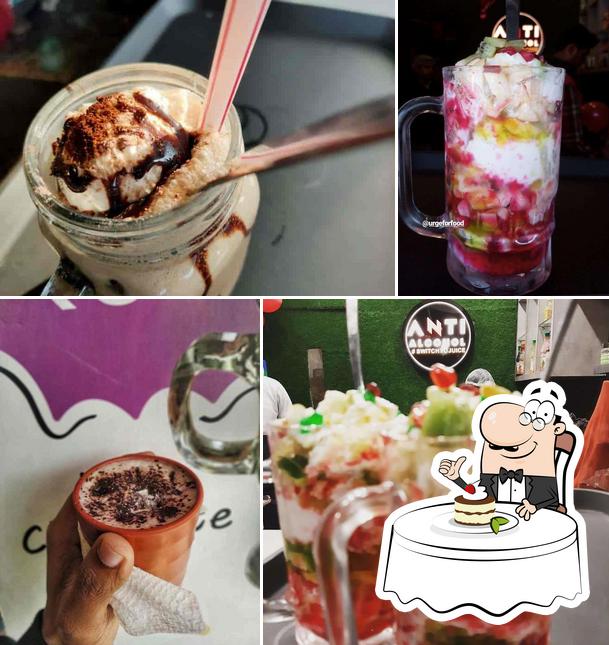 Anti Alcohol offers a variety of sweet dishes