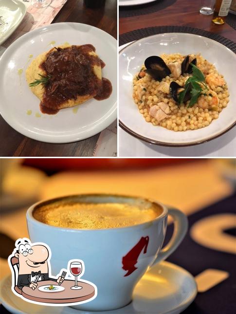 Tra le varie cose da Ristorante Bar Morettine si possono trovare la cibo e bevanda