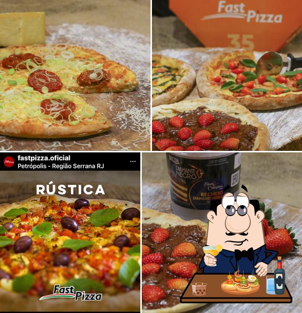 Bruschettas em Fast Pizza