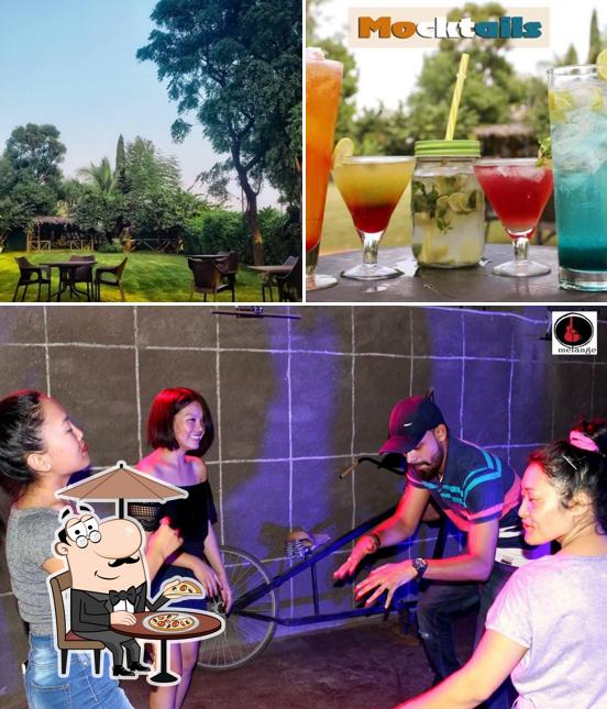 The exterior of Melange restro and cafe