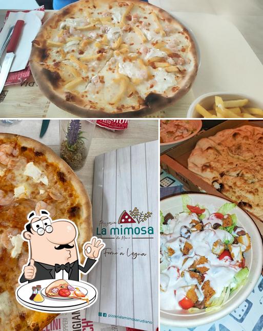 Scegli una pizza a Pizzeria la mimosa