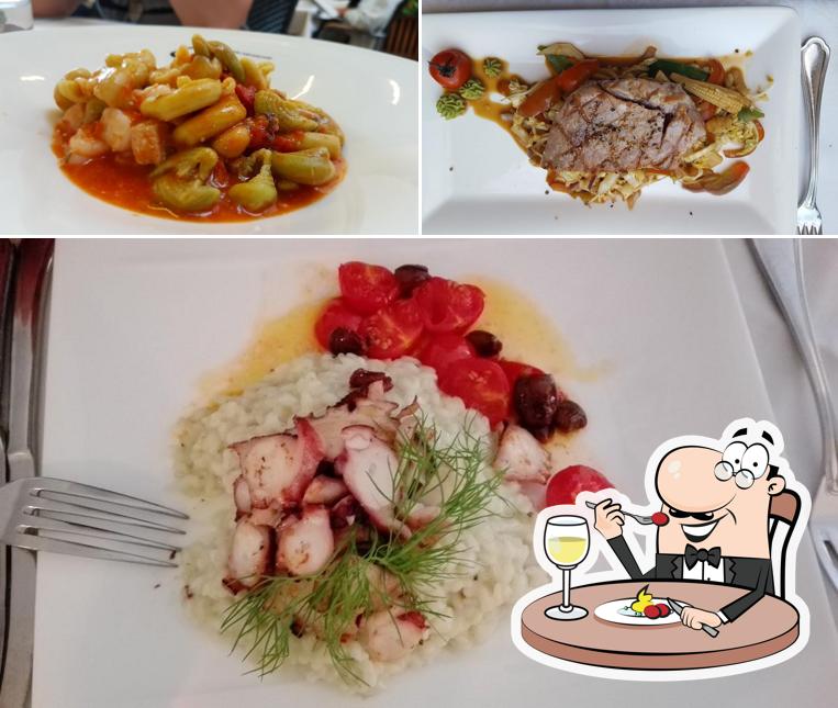 Cibo al Ristorante Aquila nera