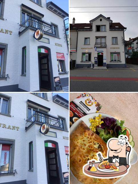 Scegli una pizza a Restaurant Schmiede
