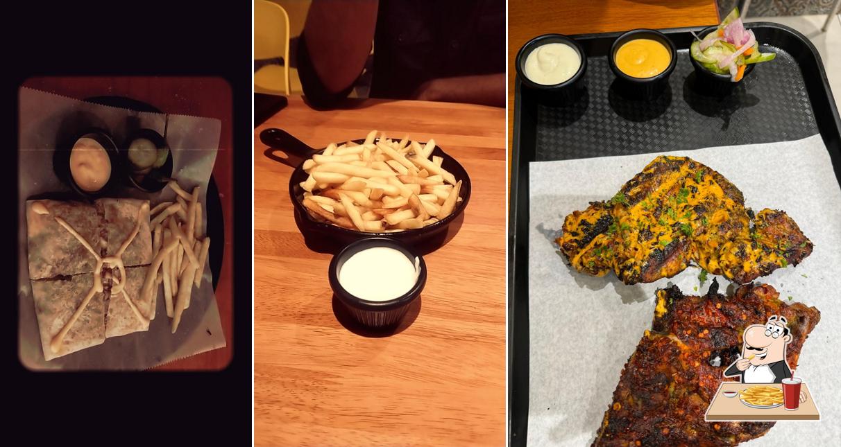 French fries at Shawarmax Changaramkulam