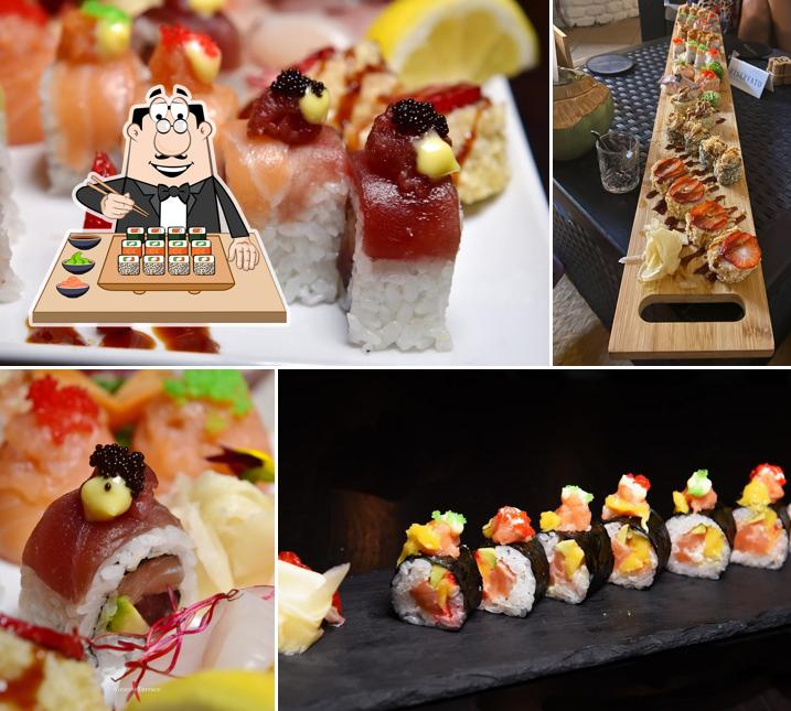 Prova le varie opzioni di sushi
