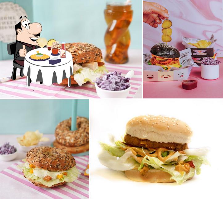 Try out a burger at Super donut: American Eatery and Bakery