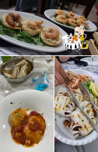 Platti al Ristorante Il Gambero Rosso