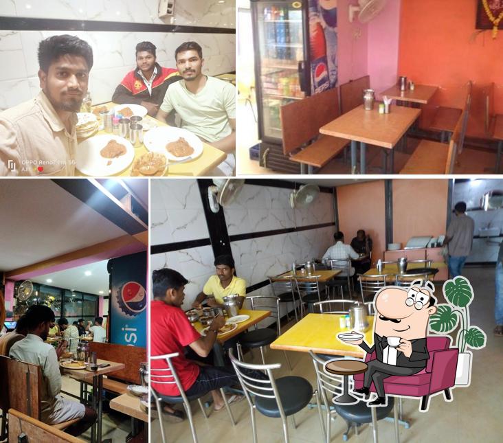 The interior of Hotel Shri Ganesh