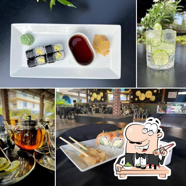 Sushi rolls are offered by Morjovka