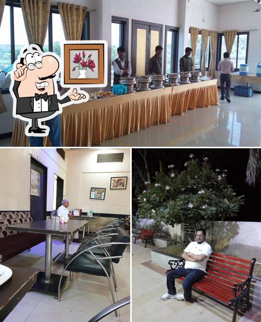The interior of Anuratna Hotel