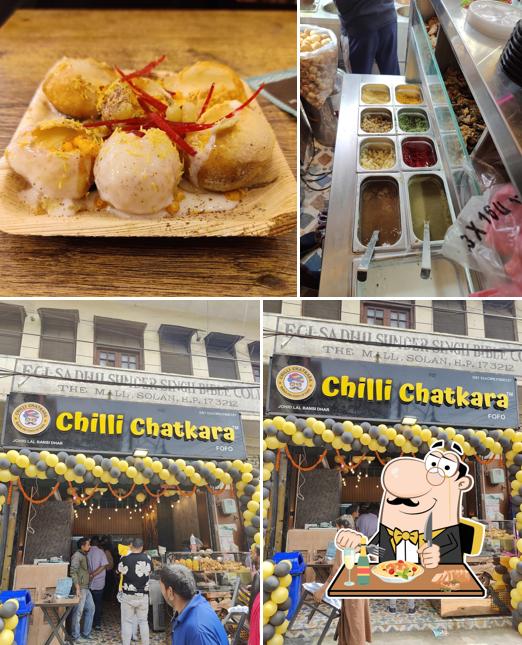 Dahi puri at Chilli Chatkara