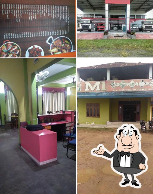 The interior of M1 Dhaba