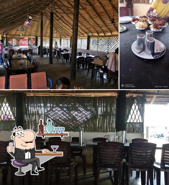 The interior of Sri Sai Kings Family Dhaba