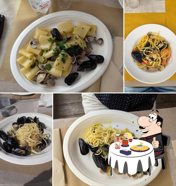Piatto di formaggi al Tavola calda e macelleria da Gino