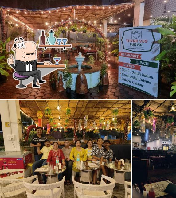 Check out how Thynk Veg Vegetarian Restaurant Jain Restaurant Vegan Restaurant Dine In looks inside