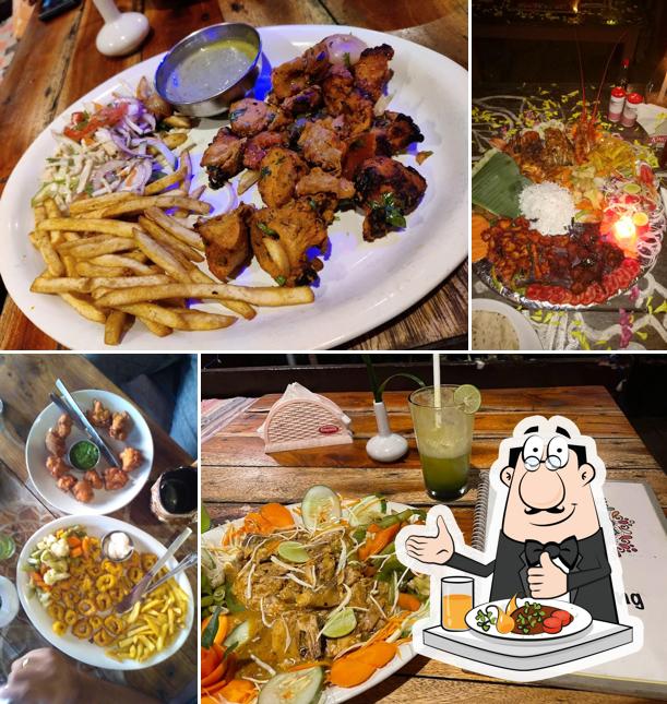 Food at Darjeeling Cafe Varkala