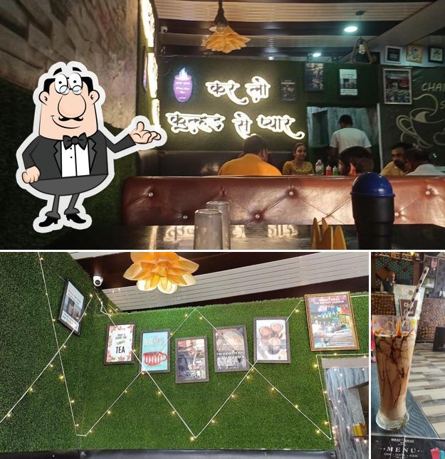 The restaurant's interior and beverage