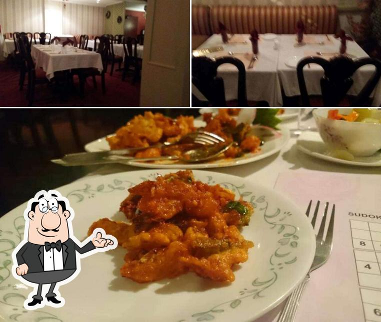 Among various things one can find interior and food at Opal Inn